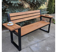 Скамейка L-25  с боковыми столиками